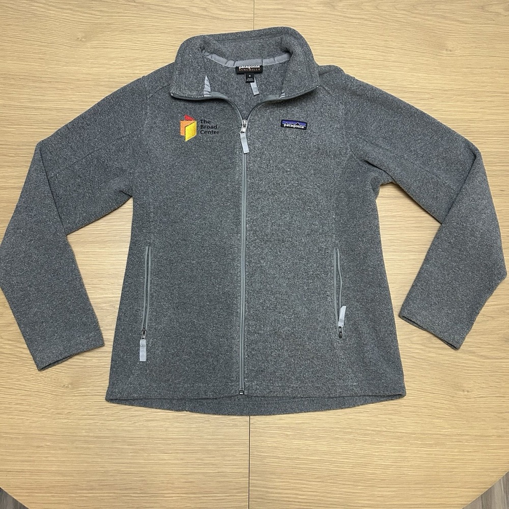 Patagonia Sweater Medium Gray Full Zip Better Sweater Fleece Jacket Trim